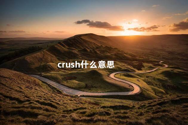 crush什么意思 crush是什么