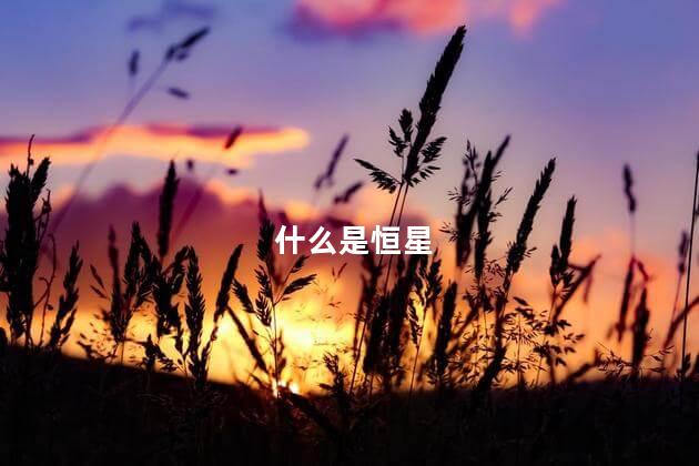 什么是恒星 恒星是什么