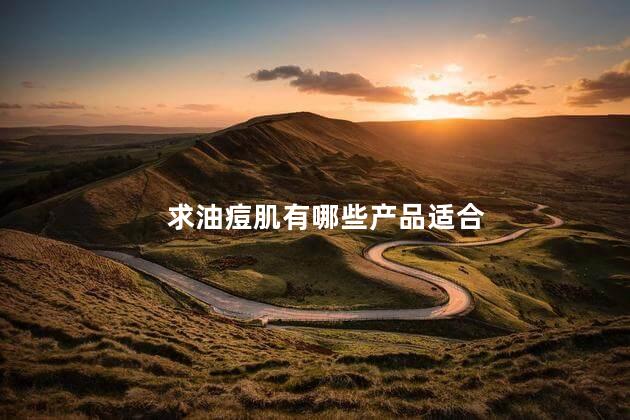 求油痘肌有哪些产品适合